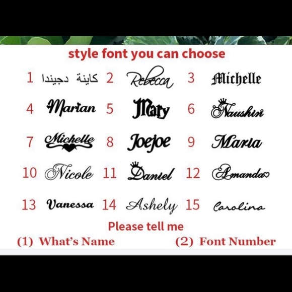 Two 18k gold plated personalized name necklaces - Picture 2 of 2